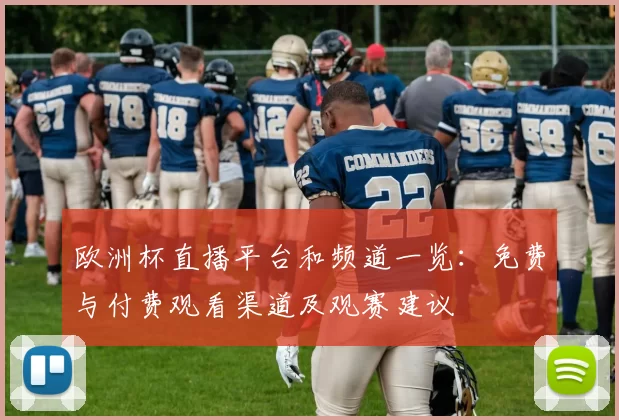 欧洲杯直播平台和频道一览:免费与付费观看渠道及观赛建议